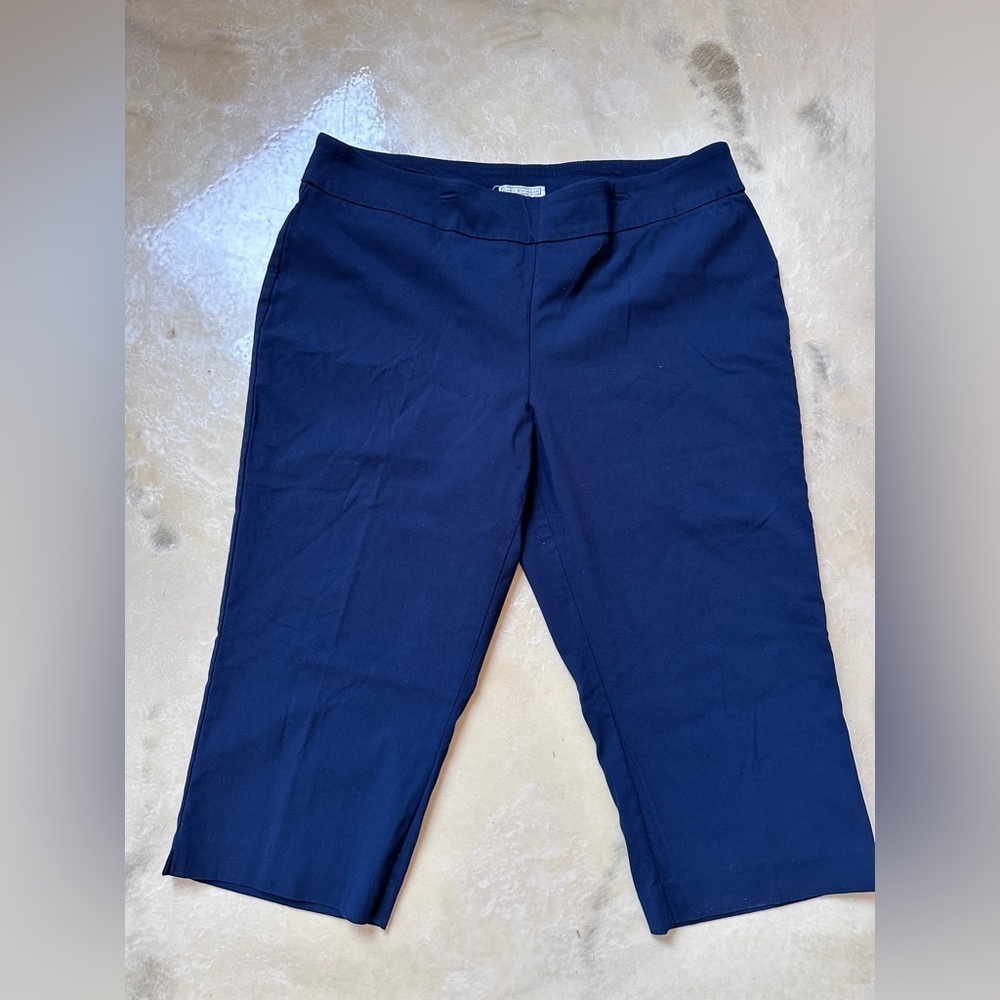 Dana Buchman Navy Bermuda Shorts XL Classic Summer